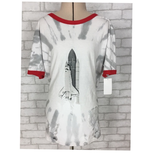 Mighty Fine Other - 🆕Space Shuttle Atlantis Graphic T-shirt Medium